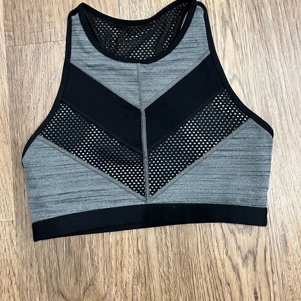 Lunair Australia Black/Grey Sports Bra